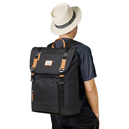 KAUKKO Casual Daypacks&Multipurpose Backpacks,Outdoor Backpack,Travel Casual Rucksack, Laptop Backpack Fits 15" - color: 13-black