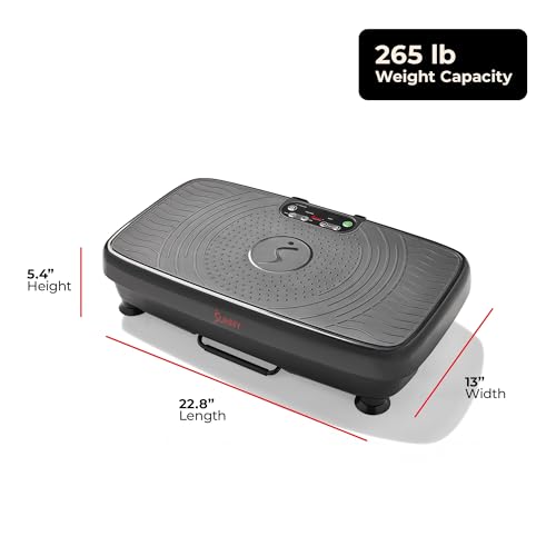 Sunny Health & Fitness Fitboard Vibration Platform Exercise Machine with Multiple Speed Settings and Vibration Modes for Multipurpose Workouts - size: 2D
