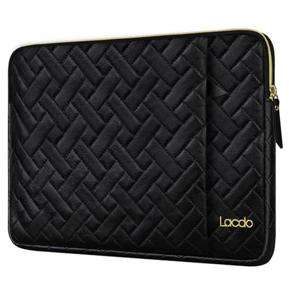 Lacdo Laptop Sleeve Case for 14 inch New MacBook Pro M5 Pro/Max A3426 A3427 (2026), M5/M4/M3/M2/M1 A3434 A3112 A3401 A3185 A2918 2025-2021, 13.8 inch Microsoft Surface Laptop 7th Computer Bag, Black - color: Black, size: New MacBook Pro 14 Inch