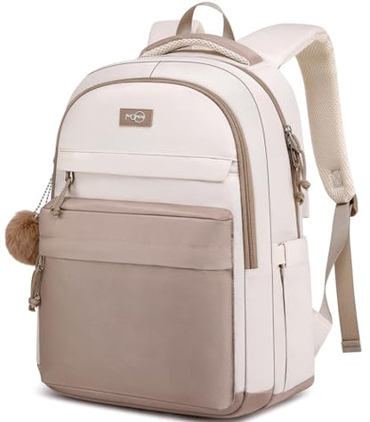 MOMUVO School Backpack Women and Teen Girls,Cute Bookbag Lightweight Laptop Backpack College SchoolBag Students