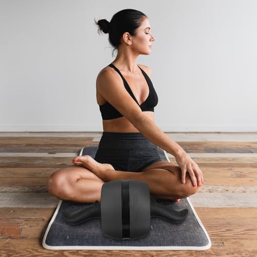 TOYANDONA Ab Roller Wheel Exercise Roller for Core Workout with Automatic Rebound, Portable Abdominal Trainer Wheel for Home Fitness, Men and Women Slimming Exercise Equipment