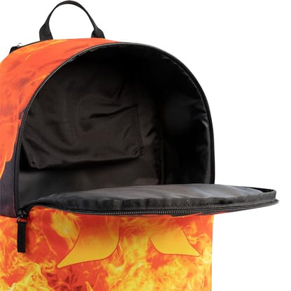 Hurley Unisex-Kids Graphic Backpack, Fire, One Size - color: Fire