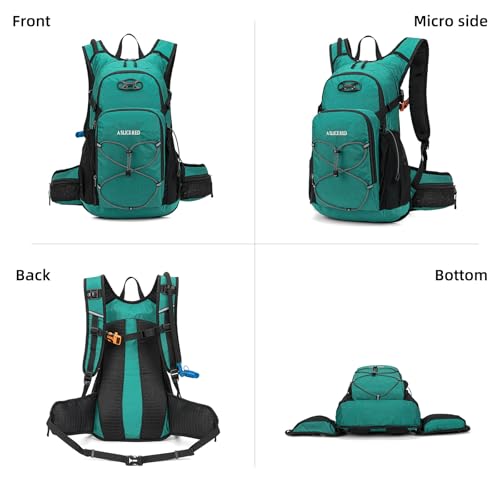 Hydration Backpack, Lightweight Water Backpack for Hiking with 3L Leak Proof Water Bladder, Insulated Hydration Pack Ideal for Hiking and Cycling, 18L