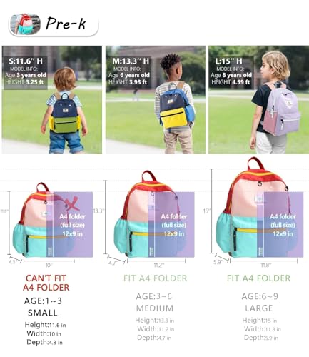 atgark Preschool Toddler Backpack For Boys Girls, School Mini & Travel, Small Kids Child Backpacks, Kindergarten Elementary bag, 11.6" H - color: Flamingo, size: Age 1-3 (11.6" H Can't Fit Folder)