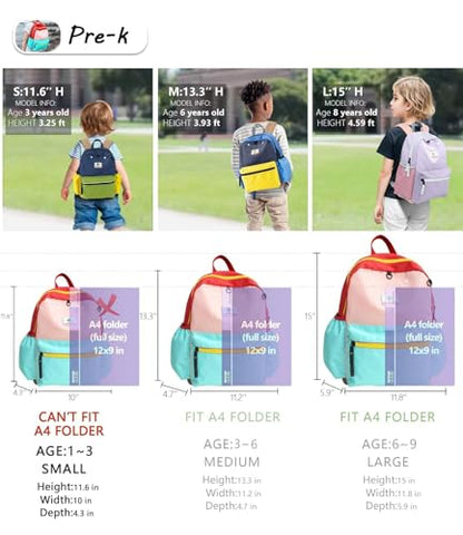 atgark Preschool Toddler Backpack For Boys Girls, School Mini & Travel, Small Kids Child Backpacks, Kindergarten Elementary bag, 11.6" H - color: Flamingo, size: Age 1-3 (11.6" H Can't Fit Folder)