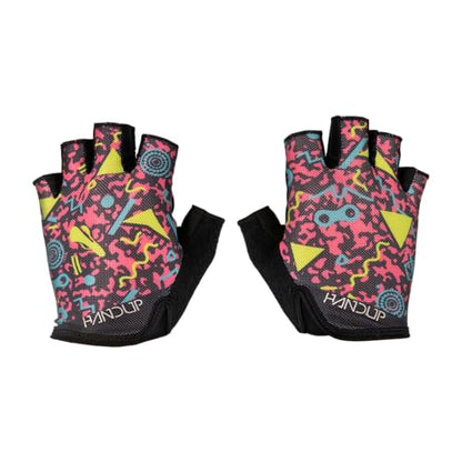Handup Shorties Half Finger Lightweight Anti-Slip Breathable Mountain Bike MTB Bicycle Enduro Downhill XC Cycling Motocross Unisex Gloves - color: Roller Link, size: Small
