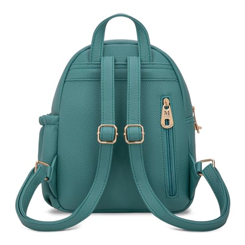 Mini Backpack Purse for Women Anti Theft Backpacks with Secured Zipper and Tassel - color: Mini Turquoise