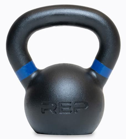 REP Fitness Single Kettlebells Weight Range, Cast Iron, Strength Training, Power Workout Equipment, Home Gym, Free Weights, Dumbbell Alternative, Exercise, Men, Women - style: 25lb