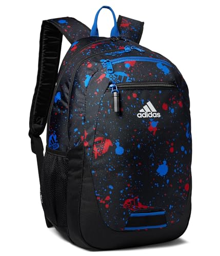 adidas Excelerator School Backpack, 33L - color: Splatter Black/Bright Royal Blue, size: OSFA
