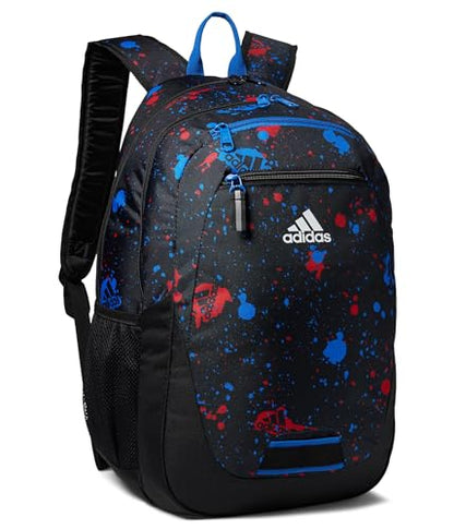 adidas Excelerator School Backpack, 33L - color: Splatter Black/Bright Royal Blue, size: OSFA