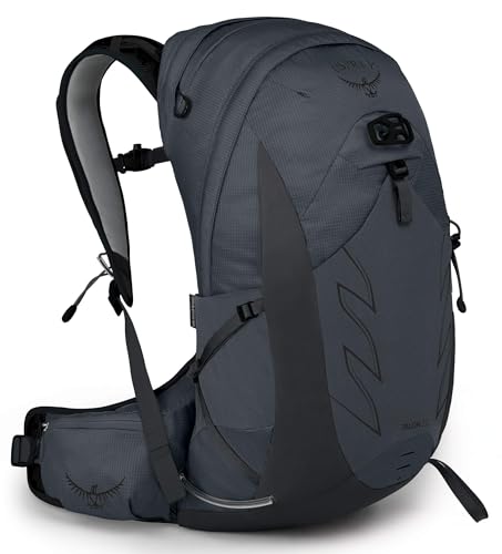Osprey Talon 22L Men's Hiking Backpack with Hipbelt, Eclipse Grey, S/M - color: Eclipse Grey, size: Small-Medium