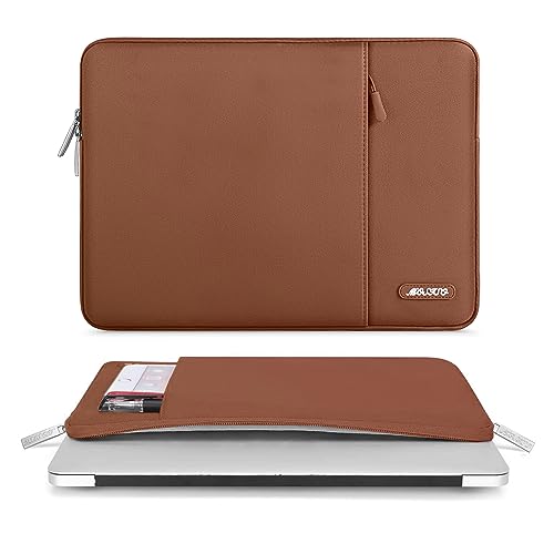 MOSISO Laptop Case 13 inch, Laptop Sleeve Compatible with MacBook Neo/Air/Pro 13 inch with A18/M5/M4/M3/M2/M1 Chip 2026-2016, Polyester Vertical Computer Sleeve Bag with Pocket, Caramel Brown - color: Caramel Brown, size: 13 inch
