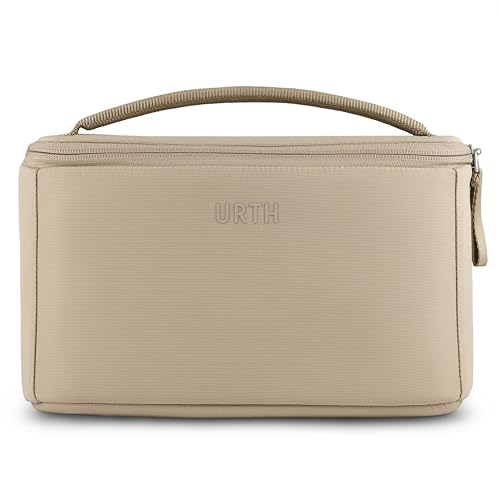 Urth Arkose 20L Modular Backpack + 3.7L Camera Insert - Water Resistant, Anti-Theft, Recycled Bag for DSLR/SLR/Mirrorless, 13-16 Inch Laptop in Beige - color: Beige