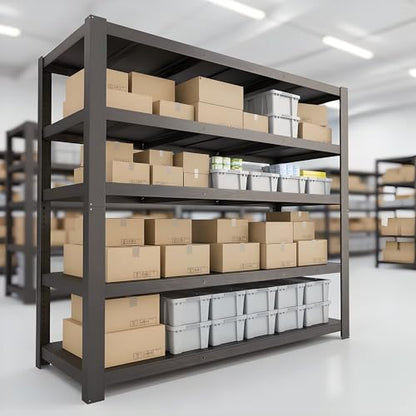 84" H Garage Shelving,Storage Shelves 3050LBS Heavy Duty Storage Shelves,Adjustable Metal Shelving,for Garage,Warehouse,Basement,Pantry 84" H x 55" W x 24" D - size: 84.1x55.1x24.1