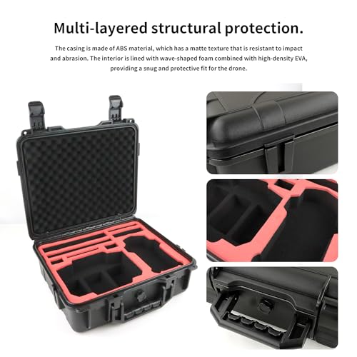 Hard Carrying Case for DJI Mavic Air 2/2S Drone,black, case only