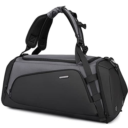 BANGE Gym Sports Duffel Backpack for Man & Women… - color: Grey