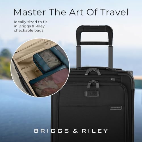 Briggs & Riley Travel Essentials Check In Compression Packing Cube Set - color: Ocean, size: Checked