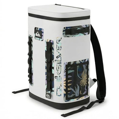 Quiksilver Cooler, 24 Cans, 48H Insulated Cooling, Leak Proof, Waterproof IPX7, Heavy Duty Cooler Bag for Beach, Camping, Fishing - color: Blueweed, size: 20L