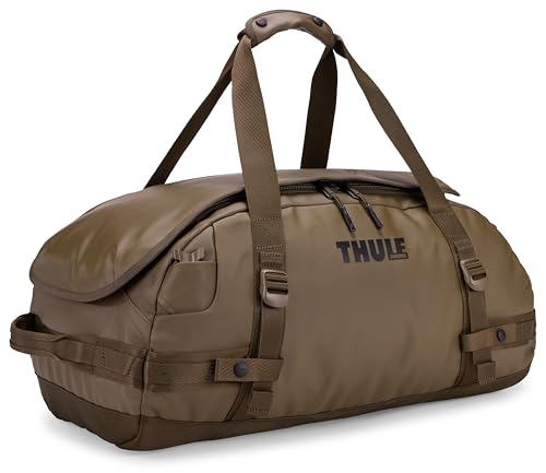 Thule Chasm Duffel bag, Weather-resistant materials, Easy packing, Converts to backpack, Internal pockets, Travel-ready - color: DEEP KHAKI, size: 40L