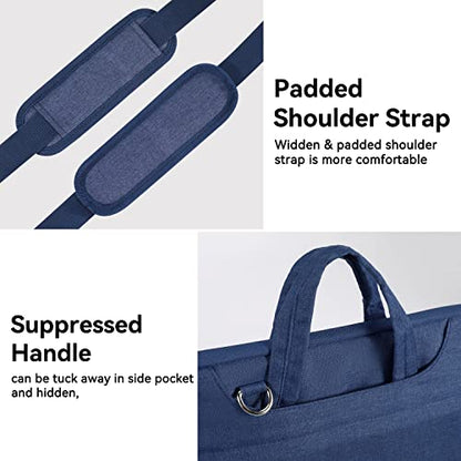 Voova Laptop Bag 15.6 Inch, Waterproof Computer Sleeve Carrying Case with Shoulder Straps & Handle Compatible with Macbook Air 15 M2/M3/M4, MacBook Pro 15/16, 15-16 Inch Hp Dell Lenovo Asus, Blue - color: Blue, size: 14-15.6In & 2019 New Macbook Pro 16 In