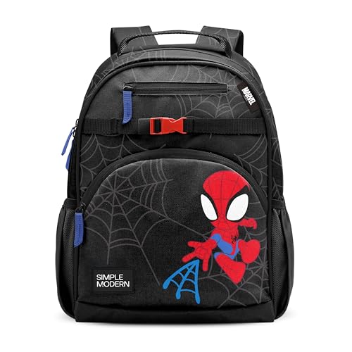 Simple Modern Large Marvel Kids Backpack for School Girls and Boys | Elementary Backpack for Teen | Fletcher Collection | Kids - 16" tall | Spidey Kid - color: Marvel: Spidey Kid, style: Kids Large