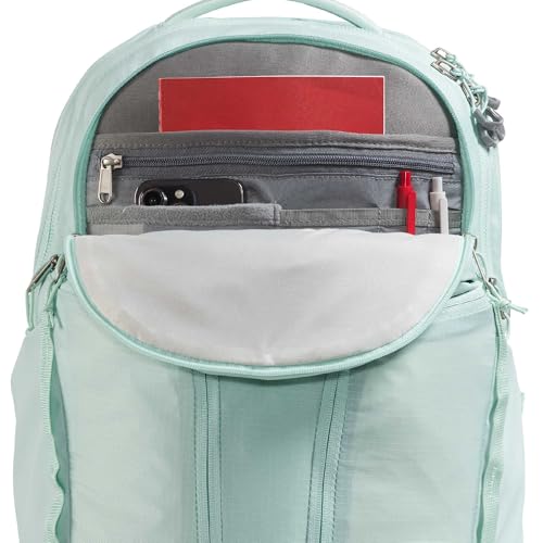 The North Face Women's Surge Commuter Laptop Backpack - Everyday Travel Bag, Laptop Sleeve, Water-Repellent, Opal Frost, One Size - color: Opal Frost