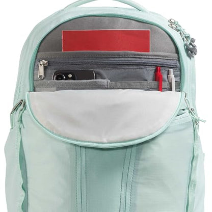 The North Face Women's Surge Commuter Laptop Backpack - Everyday Travel Bag, Laptop Sleeve, Water-Repellent, Opal Frost, One Size - color: Opal Frost