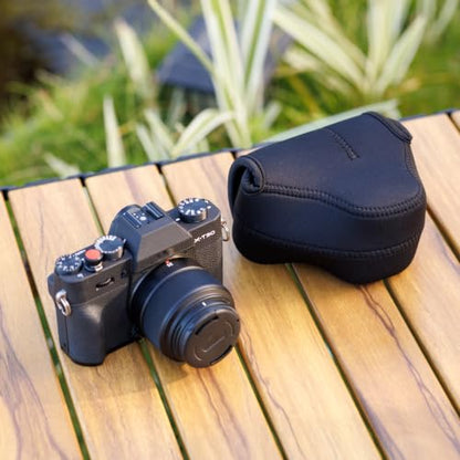 Neoprene Camera Sleeve for Nikon Z6III + 24-70mm Z50II +18-140mm lens - color: MC1BK