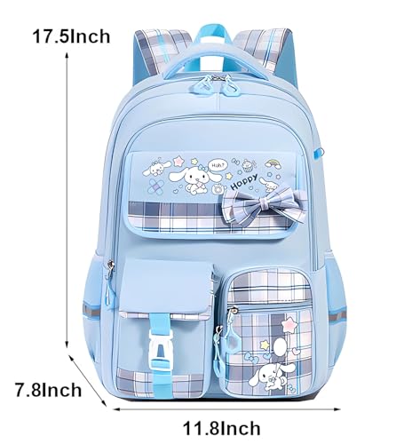 PINAKA Teenage Backpack with Large Capacity and Lightweight Design Cute Student bag Suitable for Both Boys and Girls