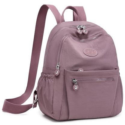 Mini Backpack Purse for Women, Stylish Daypack Shoulder Bag, Small Lightweight Daypack for Work Travle College (A- Salmon Pink) - color: A- Salmon Pink