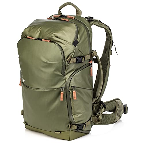 Shimoda Explore v2 30 Starter Kit, Mid-Size Outdoor Photography Travel Backpack w/Medium Mirrorless Core Unit, Carry-On Ready Adventure Pack, Anti-Theft Camera Access, 16" Laptop Sleeve, Army Green