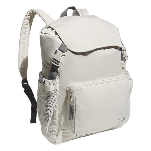 Saturday Sport Fashion Compact Small Size Backpack - color: Alumina Beige/Grey Four