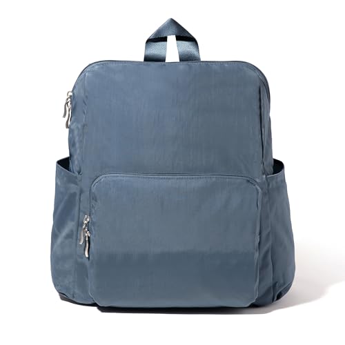 Baggallini Carryall Packable Backpack, Mist - color: Mist
