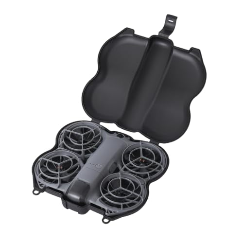 Travel Waterproof Case for DJI Neo 2 Fly More Combo Accessories, Hard Compact Protective Storage Bag, Shockproof Dust-proof for Neo 2 Backpack Transport Outdoor Use (black) - color: black