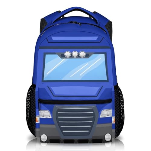Kids Backpack for Boys, 17 inches Car School Backpacks for Students Children Car Lovers, Back to School Gifts, Lightweight Cartoon Bookbag for Kindergarten Primary Preschool - color: Color 15