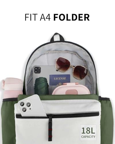 Kids Backpack for Boys: Boys Backpack 6-10 - Kindergarten Elementary School Bookbag for Boy - color: Cactus, style: Ages 6-10 (15" H Fit A4 Folder)
