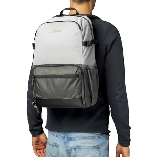 Lowepro LP37238-PWW Truckee BP 250 LX Outdoor Camera Backpack, Fits 15 inch Tablet, for Compact DSLR/Mirrorless, for Sony, Canon, Nikon, 1-2 Lenses, Gimbal, Video Drone, DJI, Osmo, Mavic, Light Grey - size: 250 LX, style: Truckee Bp 250 Lx (Grey)