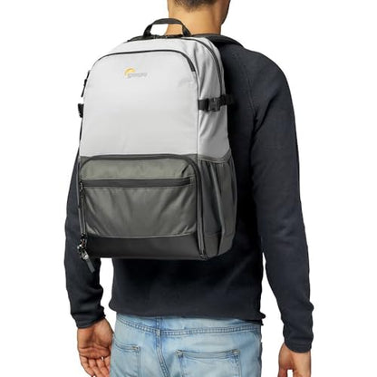 Lowepro LP37238-PWW Truckee BP 250 LX Outdoor Camera Backpack, Fits 15 inch Tablet, for Compact DSLR/Mirrorless, for Sony, Canon, Nikon, 1-2 Lenses, Gimbal, Video Drone, DJI, Osmo, Mavic, Light Grey - size: 250 LX, style: Truckee Bp 250 Lx (Grey)