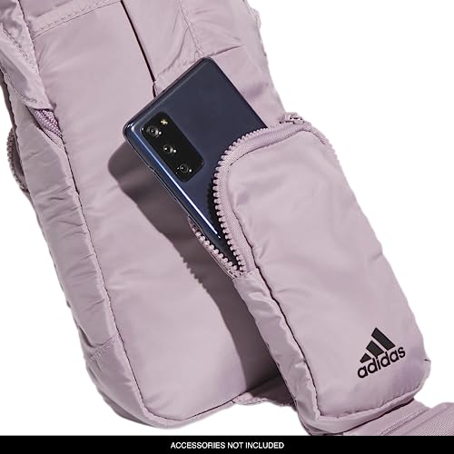 adidas Essentials Sling Small Crossbody Bag for Women and Men (5L), Preloved Fig Purple/Black/2.0, One Size - color: Preloved Fig Purple/Black/2.0