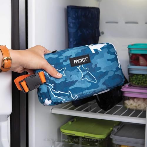 Packit, Box Snack Freezable Camo Sharks - color: Camo Sharks