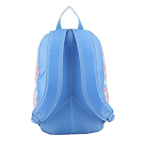FUEL Hiking Laptop Backpack, College Bookbag, Travel Daypack with 5 Compartments, Dynamo Tech Pocket, 18.5 Inches - color: Spring Floral