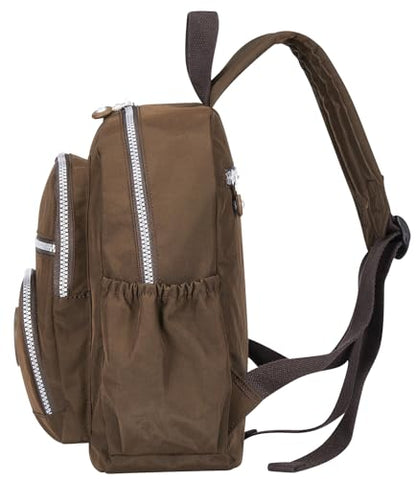 Mini Hiking Waterproof Backpack Purse for Women and Men,Travel Backpack 5L - color: Brown