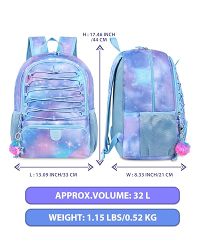 Basketball Bag Backpack for Men Women with Ball & Shoes Compartment 30L Capacity Lightweight Breathable Boys Girls Soccer Ball Bag Backpack Fit Volleyball Football Sports Travel School Gym - color: TK13Starry Purple