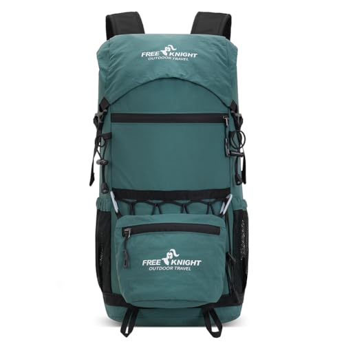 Bseash 30L Lightweight Hiking Backpack, Outdoor Sport Waterproof Travel Bag Daypack for Cycling Climbing Skiing (Blue Green) - color: Blue Green
