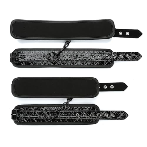 2026 Upgraded Heavy Duty Expandable Spreader Bar – Adjustable PU Straps for Pilates, Yoga - style: Black+BlackStar