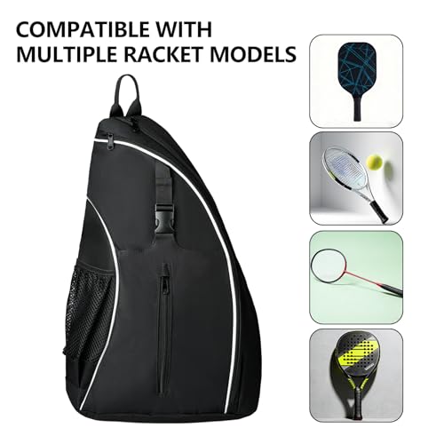 SSZYace Tennis Bag for Men Women Tennis Racket Bags Tennis Backpack for Women Men Waterproof Crossbody Sling Pickleball Bags Pickleball Bag for Boys Girls Youth Tennis Racket Bag