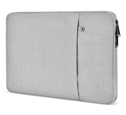 14 inch Laptop Sleeve Case for HP Lenovo Dell ASUS Acer Chromebook 14, HP Stream 14, Dell XPS 15, Inspiron 14, Lenovo ideapad 14, Asus Zenbook 14, Razer Blade 15 Water-Resistant Computer Bag -Grey - color: Grey, size: 14 inch