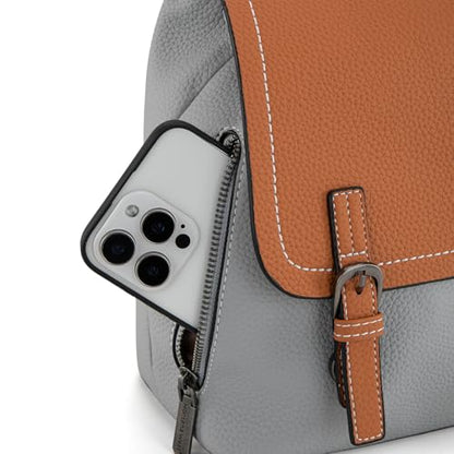Montana West Small Backpack Purse for Women Vegan Leather Mini Womens Backpack Cute Convertible Shoulder Bag - color: Jean