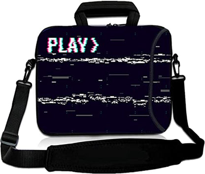 RICHEN 17 inch Laptop Shoulder Bag Carrying Case with Handle Fits 15.6/16/17/17.3/17.4 inch Laptop Notebook (16-17.3 inch, PLAYS) - color: Plays