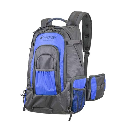FROGG TOGGS i3 Fishing Backpack, Tackle Storage, Includes 3-3600 Bait Trays, Blue, OS - color: Blue